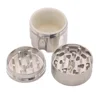 Metal Grinder 3 Layers Herbal 40mm Zinc Alloy Heab Grinder Grass Crusher Hand Muller 2