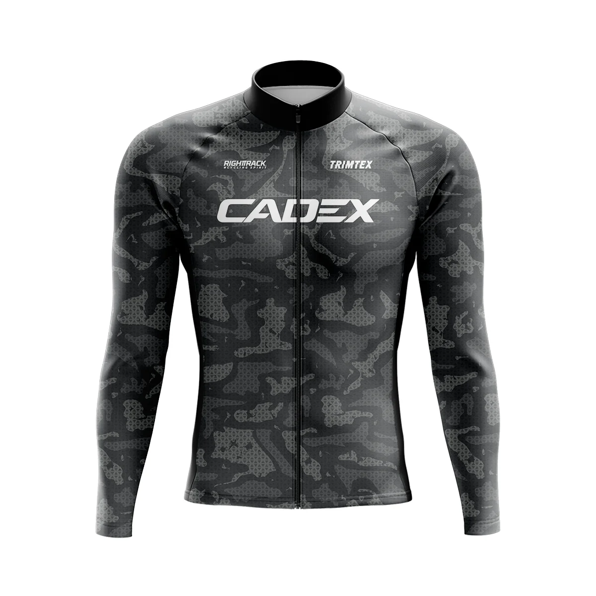 CADEX Winter Cycling Jersey TRIMTEX Men Long Sleeve Cycle Clothes Spring Autumn Mesh/Fleece Thermal RIGHTTRACK Bike Clothing