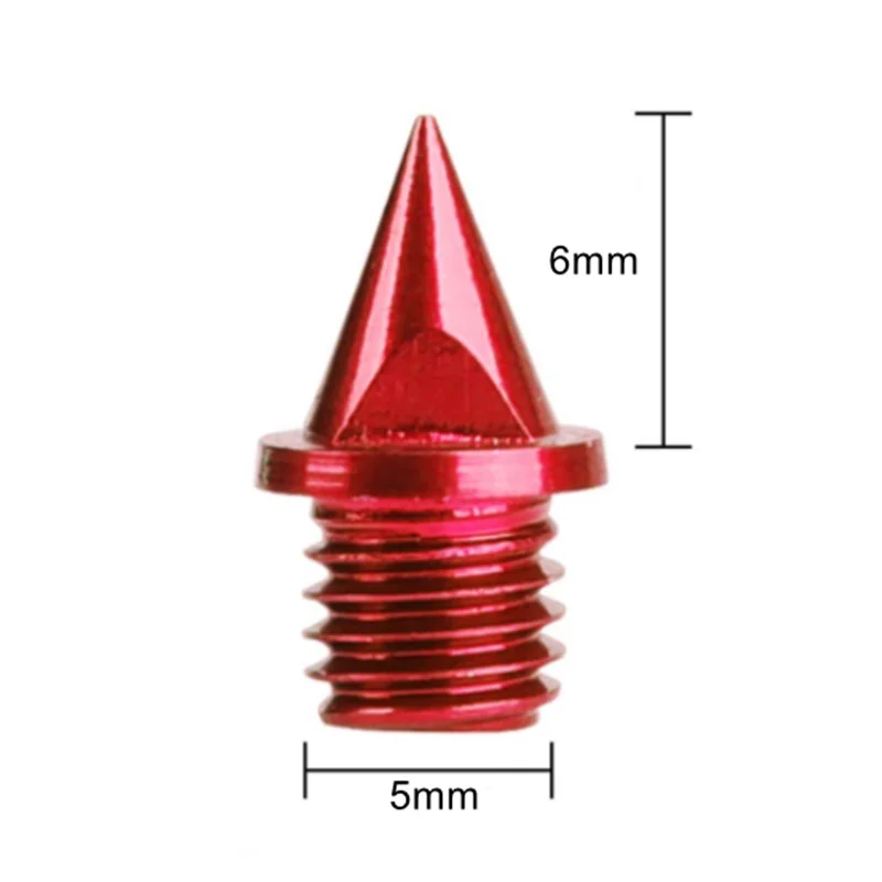 Gold Metal Replacement Spikes Cleat for Sport Track Field Running Shoes