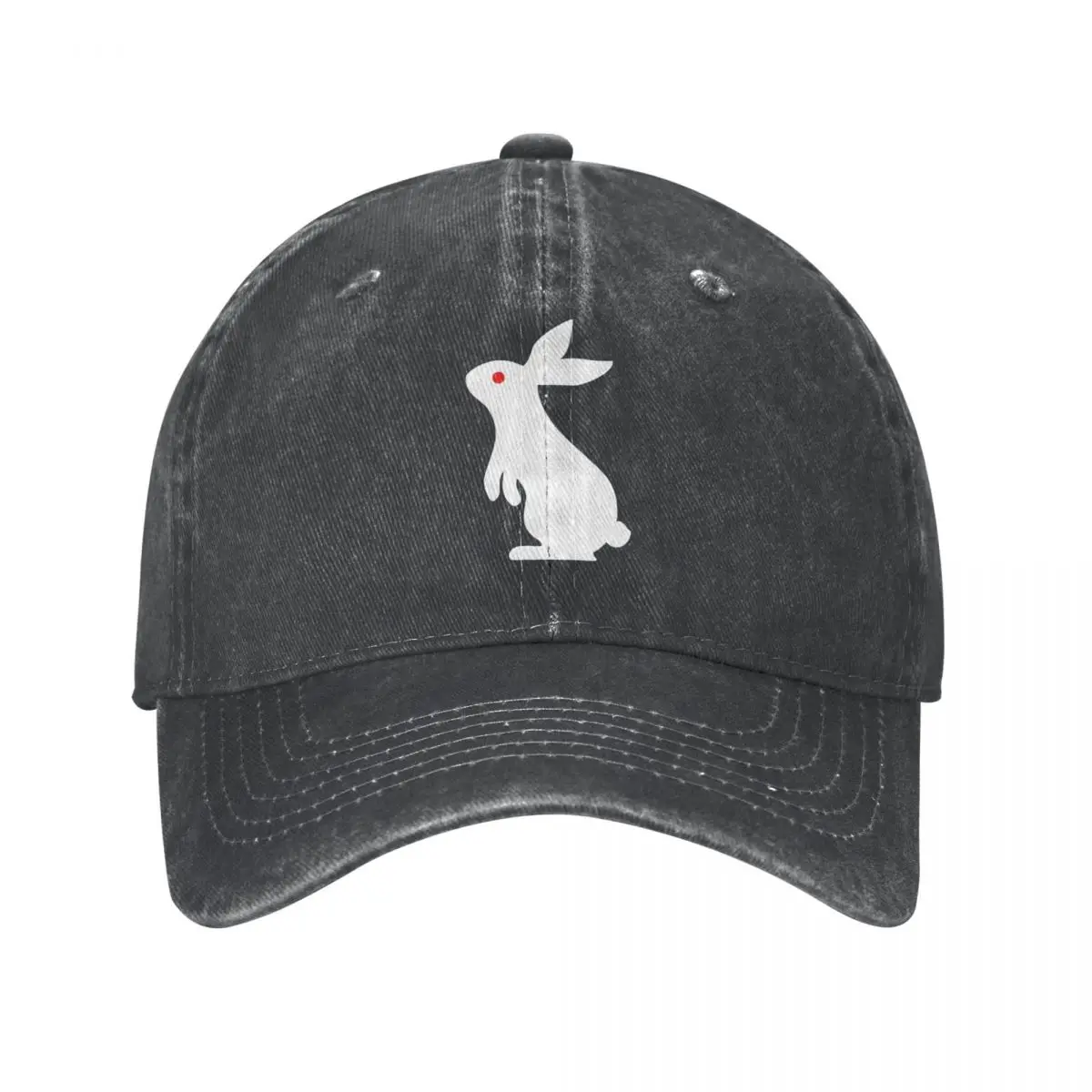 

Retro The Fiend Bray Wyatt Baseball Caps Men Women Distressed Cotton Snapback Cap White Rabbit Outdoor Activities Caps Hat