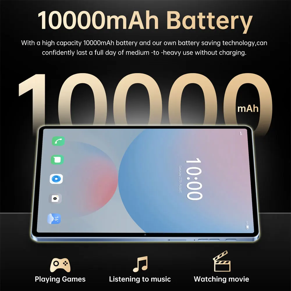Pad 7S Pro Tablet Tab Original 10.1" Android 15 Global Version 22GB+2TB Tablet PC 5G Dual SIM WIFI HD Kids Tablets With keyboard 14 Sa9bcfb26d53b4dada2ab0bd5b053bccd3