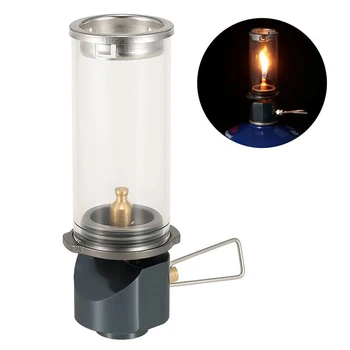 Lampada da Campeggio a Gas Portatile, Luce Notturna per Tenda, Lanterna a Gas per Escursioni, Picnic, Viaggi ed Emergenze