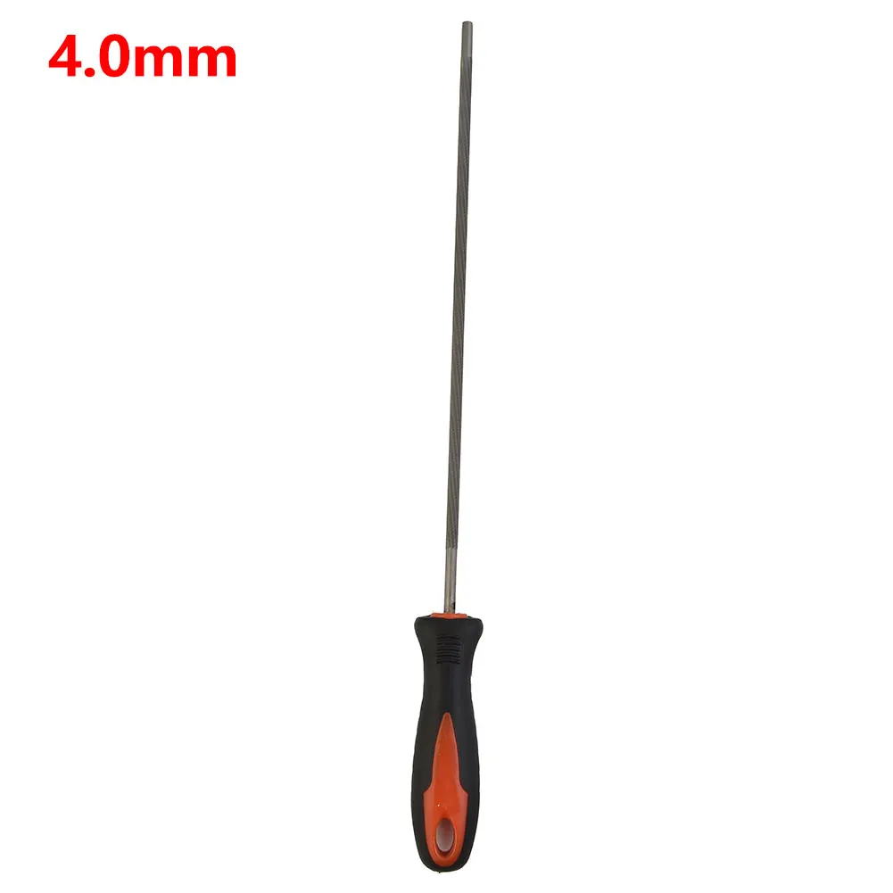 Grinding Chainsaw Round Files Equipment Steel Sharpener Universal Hand Tool Hot Polishing Repair File 1× 290mm the red hand files