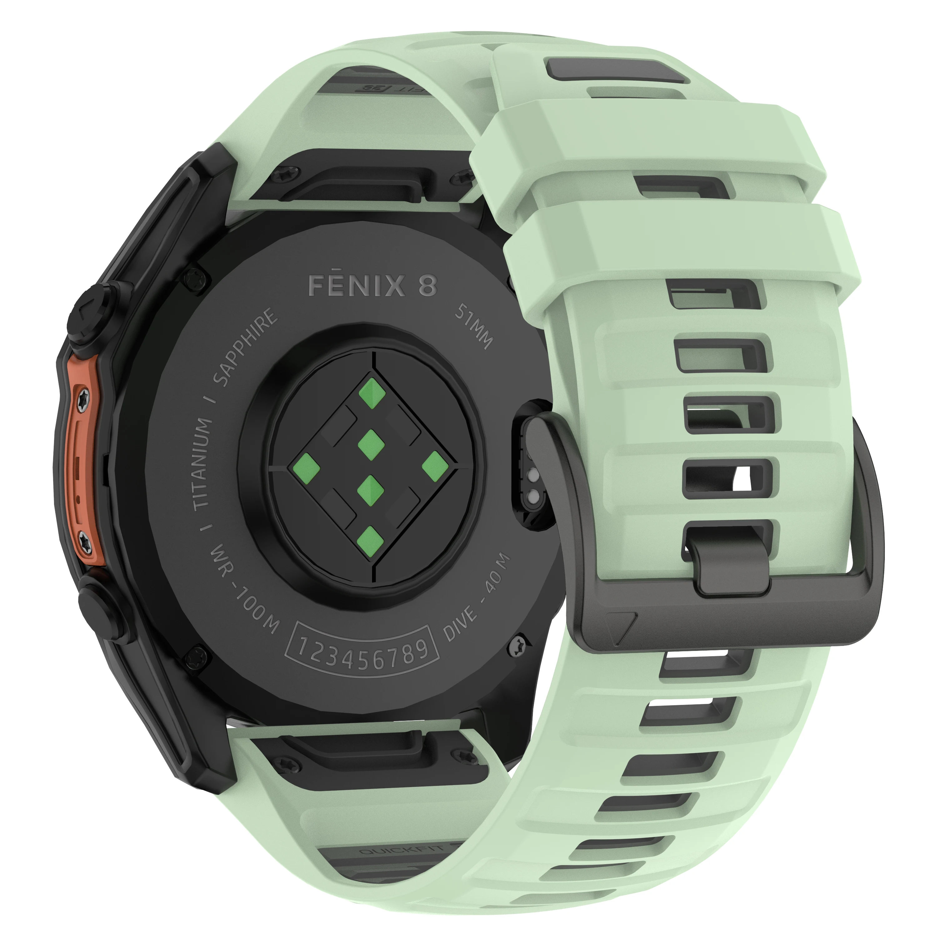 Premium QuickFit Silicone Watchband - 26mm & 22mm Adjustable Strap