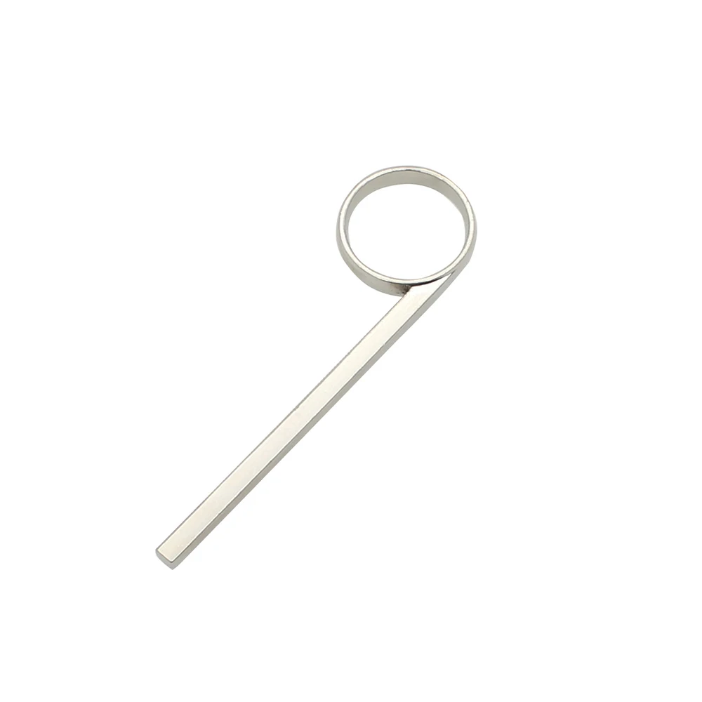 Trompetengriff Ring Silber Trompete Hand Zugring Drittes Ventil Schiebefinger Zugring Blechblasinstrument Ersatzzubehör – Detail 5