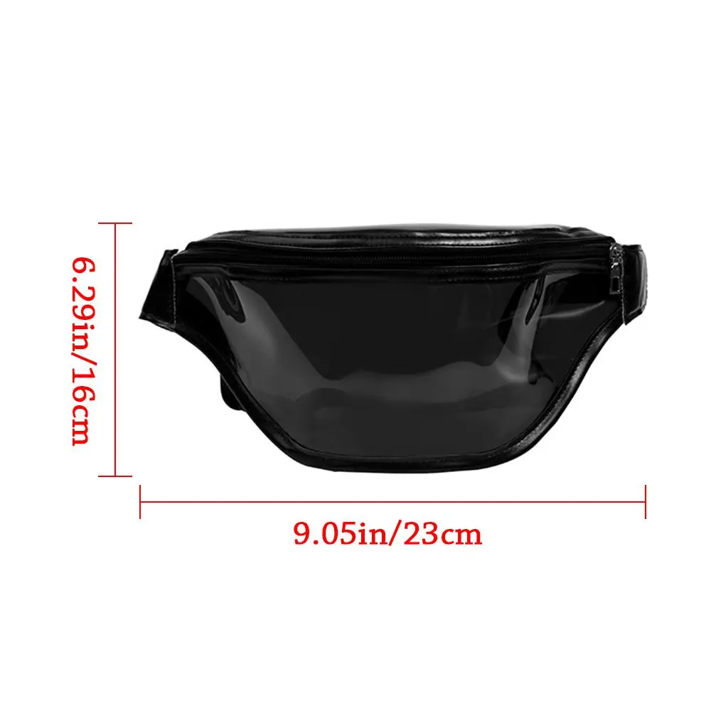Women Fanny Pack Waterproof Waist Bags Fashion Laser Transparent Bum Colorful Bag Travel Crossbody Chest Bags Unisex Hip Bag