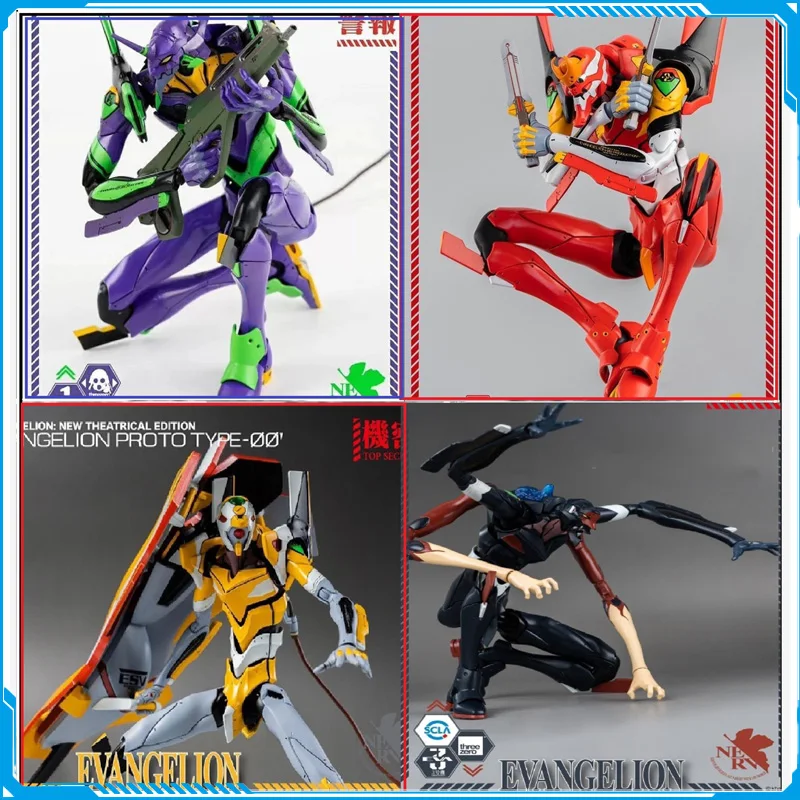 Disponibile Threezero 3A Eva Evangelion Unit-01 Unit-00 Unit-02 Original Anime Figure Model Toys Action Figure Collection Doll Pvc