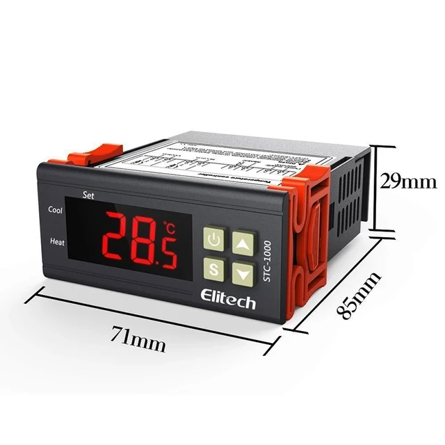 Üvegházhatású Kerti Virágok Intelligens Elektronikus Hőmérséklet -Vezérlő Mini Egyszerűen Felszerelt Tenyésztési Fűtés Tartson Meleg Kapcsolót - Image 4