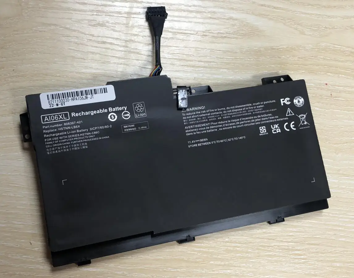 Bateria para hp Zbook Ai06xl 17 g3 808451001 Hstnn-c86c Hstnn-lb6x 808397421 - Imagem 5