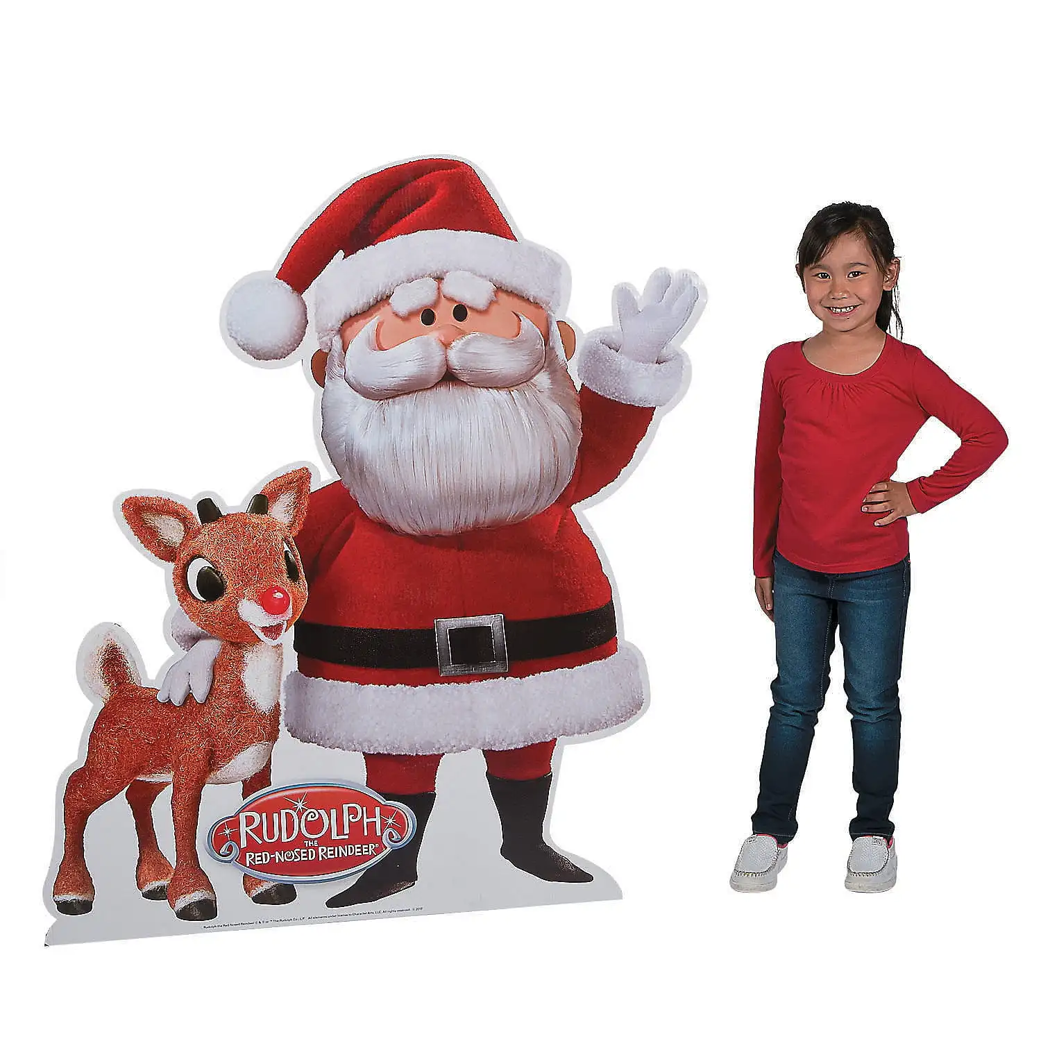 

Rudolph Santa Stand Up - Party Decor - 1 Piece