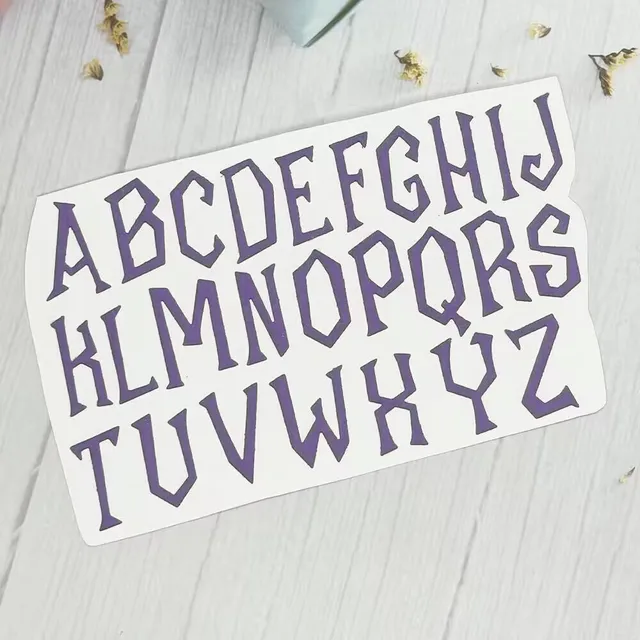 Spooky Alphabets Metal Cutting Dies 2