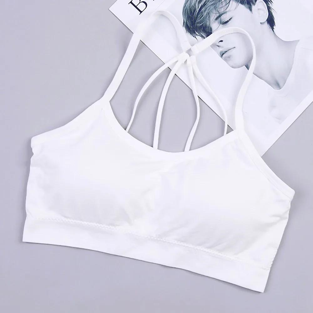 White 2 Sports Bra