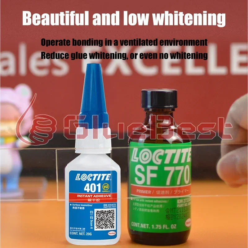 LOCTITE 401, 460, SF770: 금속, 플라스틱, 고무에 대한 고성능 접착 솔루션