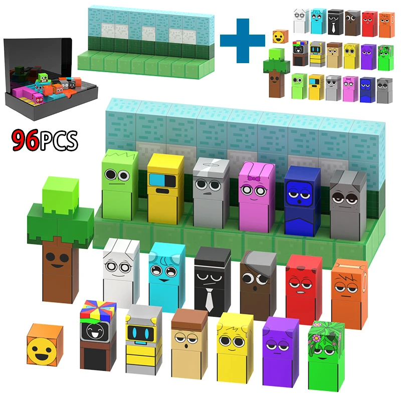 Sprunki Figures Magnetic Blocks Incrediboxs Sprunki Magnet Figures STEM Sensory Toys for Toddler Christmas Birthday Gift