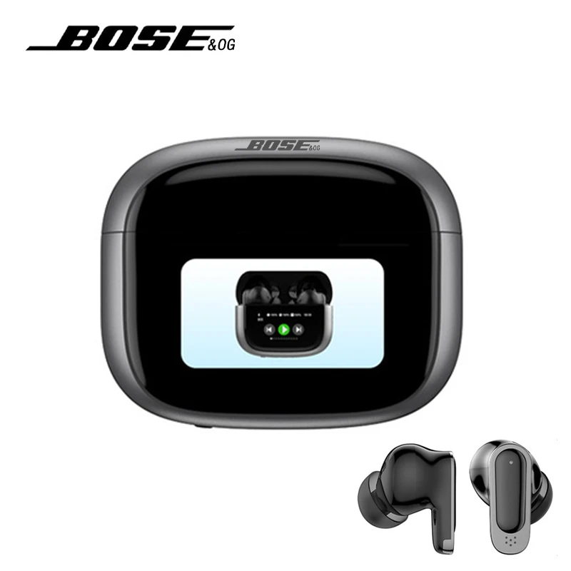 BOSE&OG V11 Wireless Bluetooth Earphones Headphones Outdoor Sport Headset Noise Reduction With Display Touch Control Earbuds translator earbuds translator earphones wireless earbuds translation headset