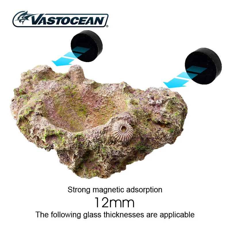 Fish Tank Ornaments Fish Tank Decorations Aquarium Ornaments Mini Landscape Ornaments VASTOCEAN Resin Suspension Anemone Nest Magnetic Nipple Anemone Nest Carpet Marine Aquarium Aquascape Stone