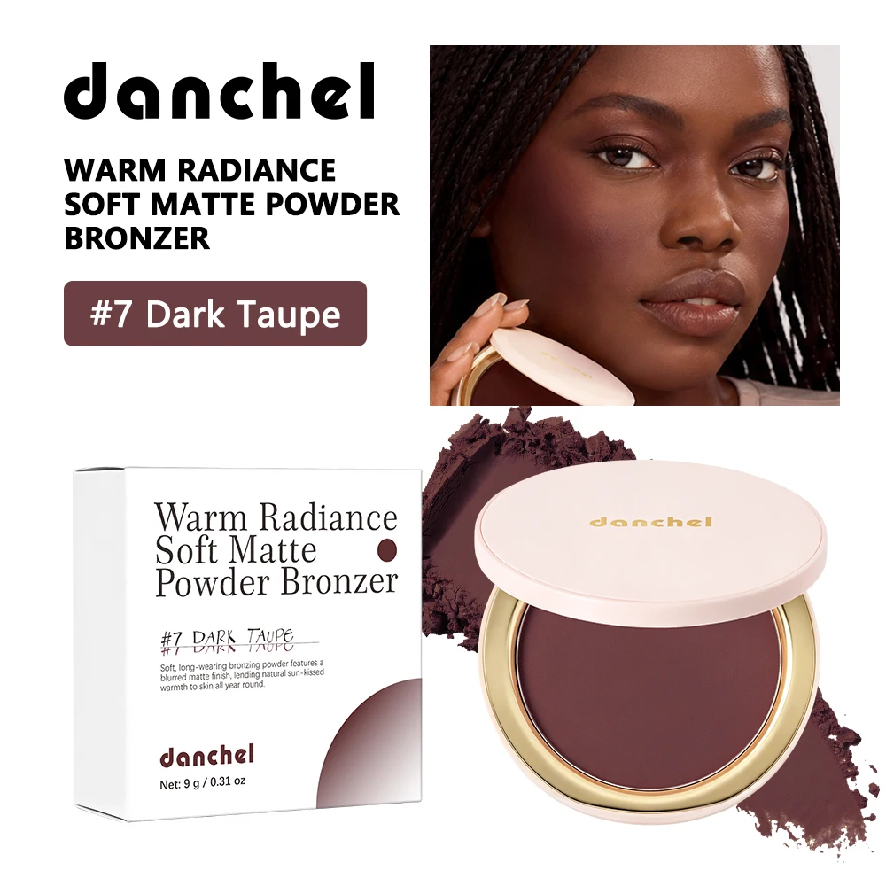 Warm Radiance Soft-Matte Bronzing Powder with Buildable Coverage