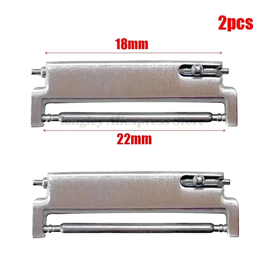 Versatile Quick Release Watch Strap Adapter with Adjustable Sizing and Connectors
