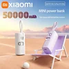 Xiaomi Mijia 50000mAh Mini Capsule Power Bank Large Capicity Built-in Cable Super Fast Charging For iPhone Huawei Samsung New 1