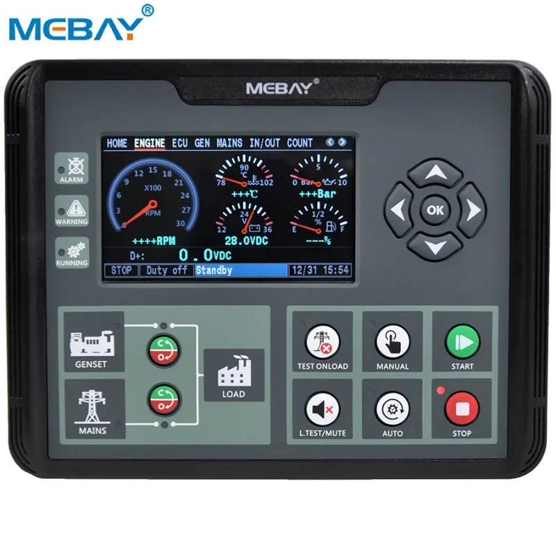 

Контроллер генератора Mebay ATS AMF DC72DR