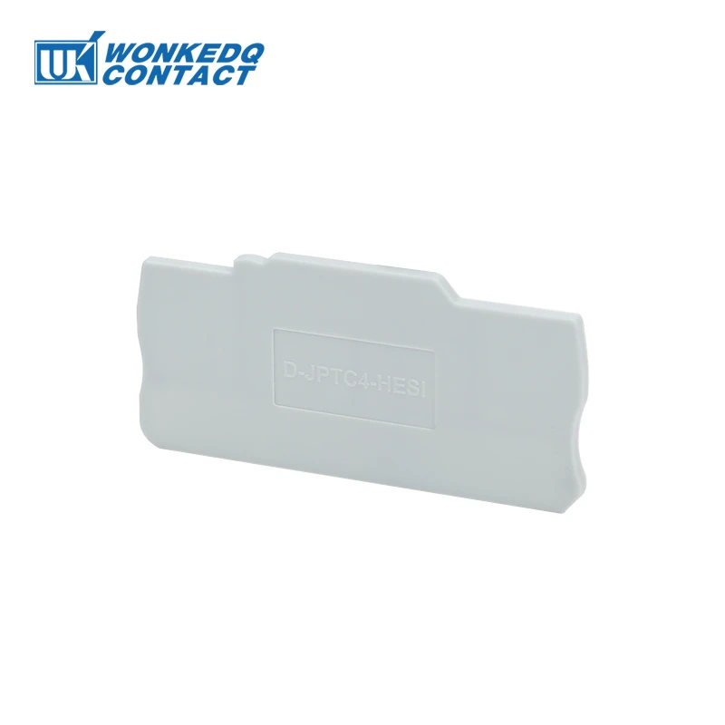 1Pc D-PTC4-HESI End Plate for PTC 4-HESI Connector DIN Rail Terminal Block