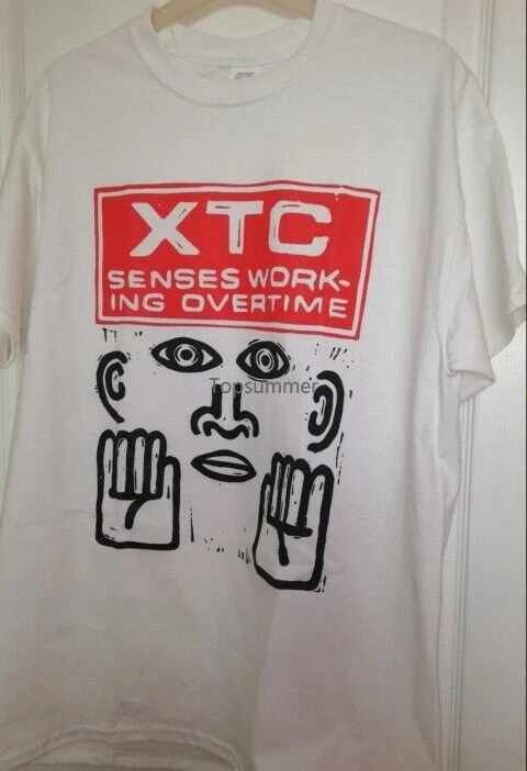 

Xtc Senses Working Overtime T Shirt Music New Wave Elvise Costello Squeeze W251