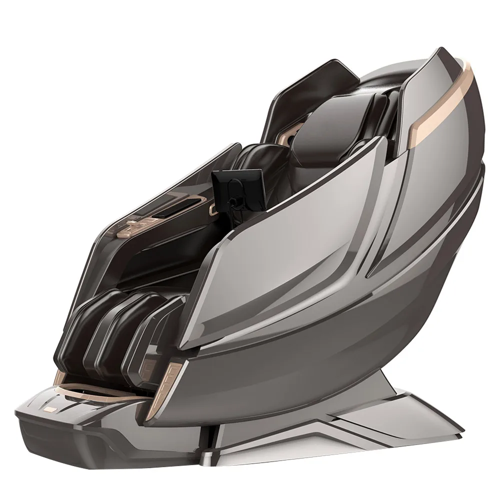 2024 Multifunctional Automatic Robotic 5D Zero Gravity Luxury Stretch Dual Core Sl Track Massage Chair 4