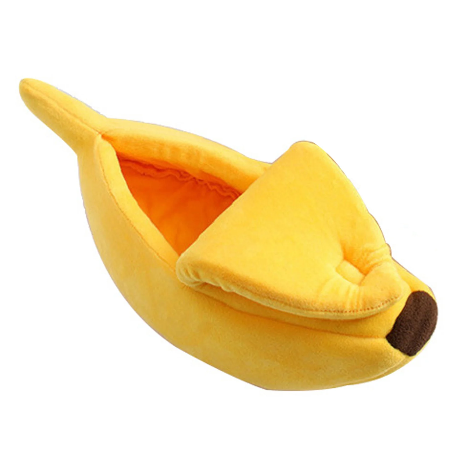 Funny Banana Cat Bed Cute Plush Cat House Cute Cozy Cat Mat Beds Warm