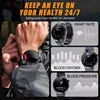 New Men Three High Uric Acid Blood Fat BP Five Organ Diagnosis Smart Watch ECG Heart Rate Blood Oxygen Temp Monitor Smartwatch 4
