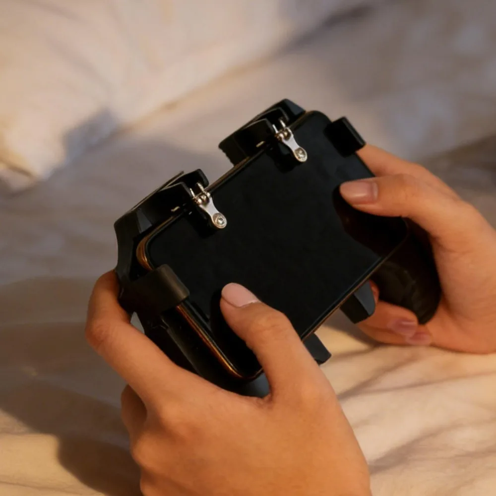 Enhanced Mobile Gaming Controller with Finger Sleeves