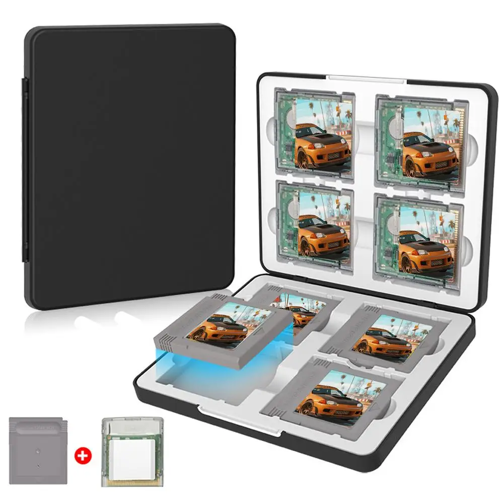 GBC/GB 8-in-1 게임 카드 보관함 - 게임보이 어드밴스 카트리지용 자석식 정리함 ? 게임보이 컬러 2026용