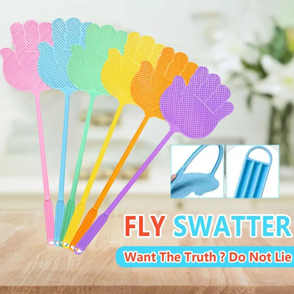 Palm Shaped Flyswatter Plastic Fly Swatters Mosquito Pest Household Fly Swatter Insect Pest Control Tools