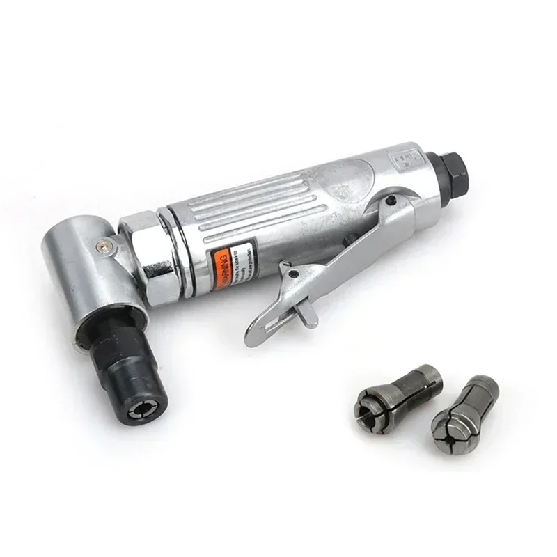 Air Angle Die Grinder 90 Degree Pneumatic Grinding Machine Mill Engraving Tool Pneumatic Die Grinder Carving Machine Tool Set 4