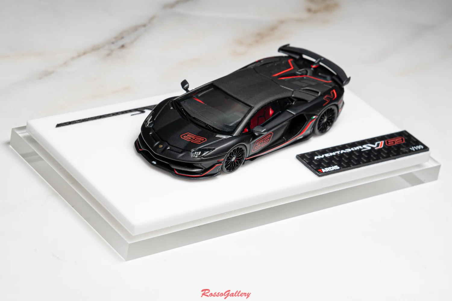 超希少　tardis 1/64 アヴェンタドールsvj 63 ブラック Lamborghini Aventador SVJ 63 Roadster Nero Aldebaran Black