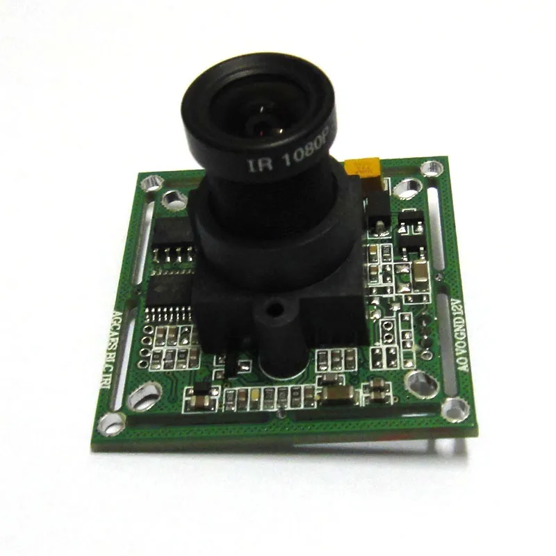 

1/3" 480TVL S CCD Color CCTV Camera Board PCB mainboard 960H analog PAL system with 1080p lens