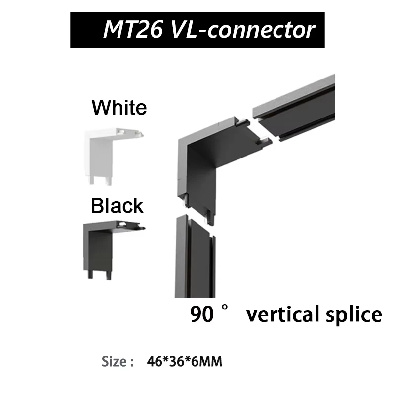 T26 الذكية المغناطيسي أضواء المسارات عكس الضوء سطح السقف جبل الألومنيوم LED DC48V اليكسا تويا زيجبي الفيضانات الأضواء أسود أبيض