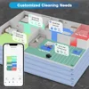 Smart Robot Vacuum and Mop Combo L9000 Plus Self-Emptying LiDAR Navigation 4000Pa Suction 150Min Runtime Home Mapping Alexa 4