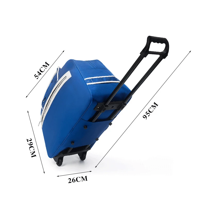 Large Capacity Trolley Bag Travel suitcase with wheels Women Men Fashion Wheeled Bag Waterproof Oxford Rolling Luggage
