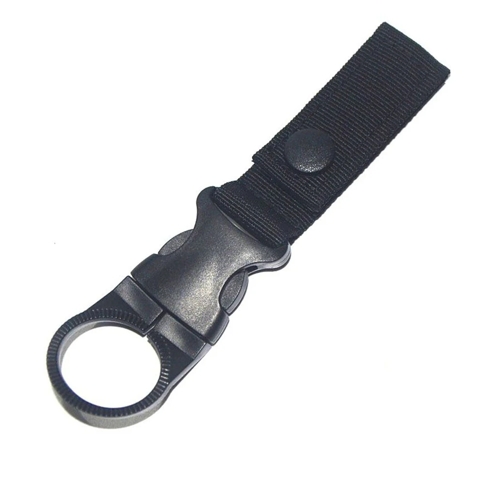 Neue Gurtband Schnalle Haken Wasser Flasche Halter Clip Outdoor Nylon Klettern Karabiner Gürtel Rucksack Aufhänger Camping Karabiner Gürtel Clip – Detail 7