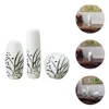 3 Pcs Small Vase Orchid Pot Miniatures Plant Vases Retro Decor House Props Accessory 1