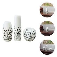  3 Pcs Small Vase Orchid Pot Miniatures Plant Vases Retro Decor House Props Accessory 1