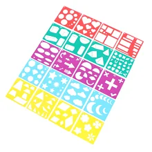 

1 Set Creative Shapes Painting Templates Interesting Drawing Templates Diy Accessories