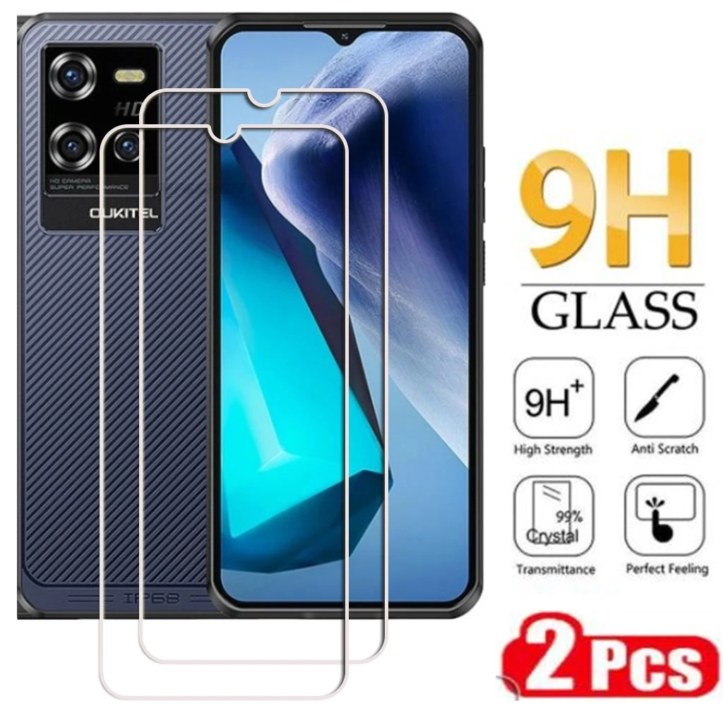 2-Pack 9H HD Tempered Glass Screen Protector Cover Film