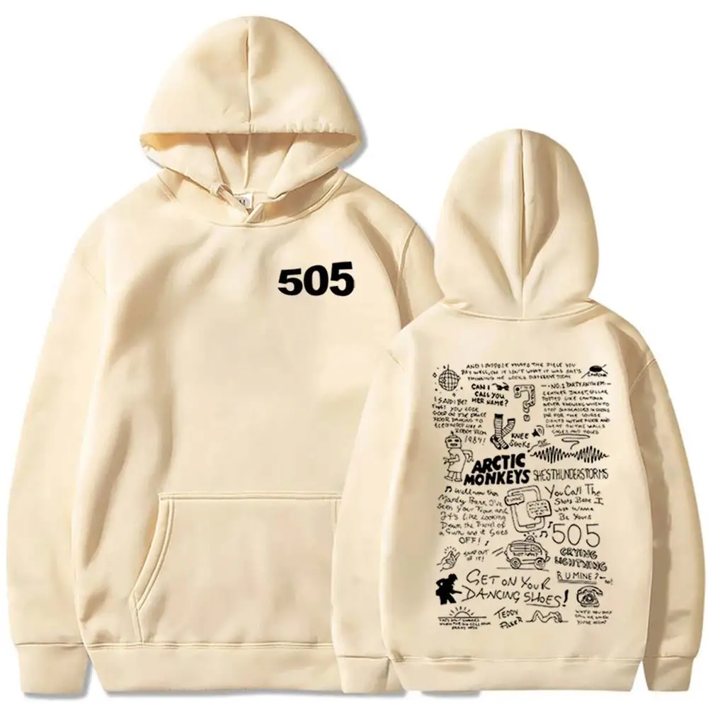thumbnail image 1 of Sudadera con capucha 505 Arctic Monkeys Music Merch Regalo para fanáticos Suéteres Tops Ropa de calle Unisex, 1 of 5