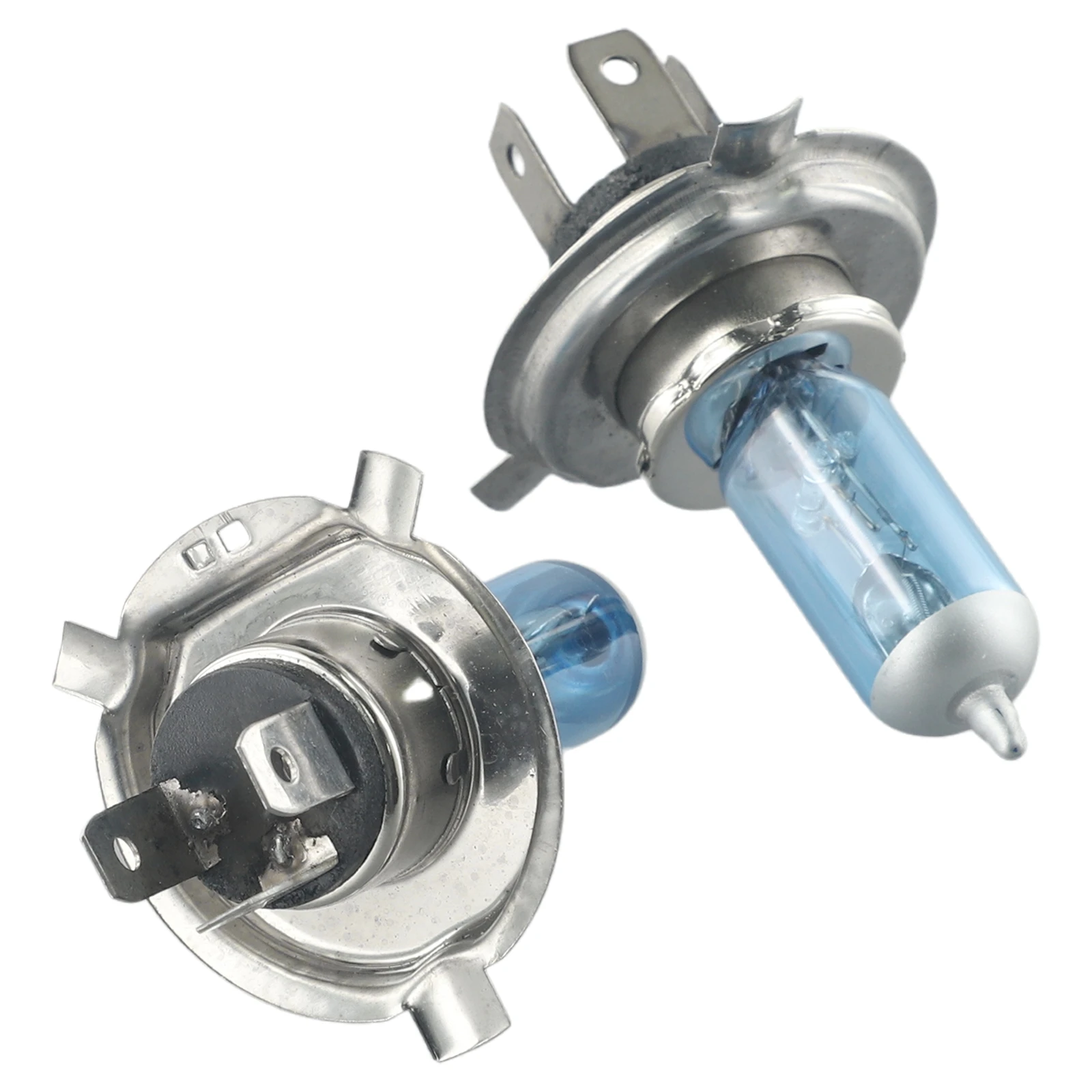 

New Portable Headlight Halogen Lamps Replacement UV-resistant White Xenon 12V 1500LM 2pcs 55W 9003 Bright Light