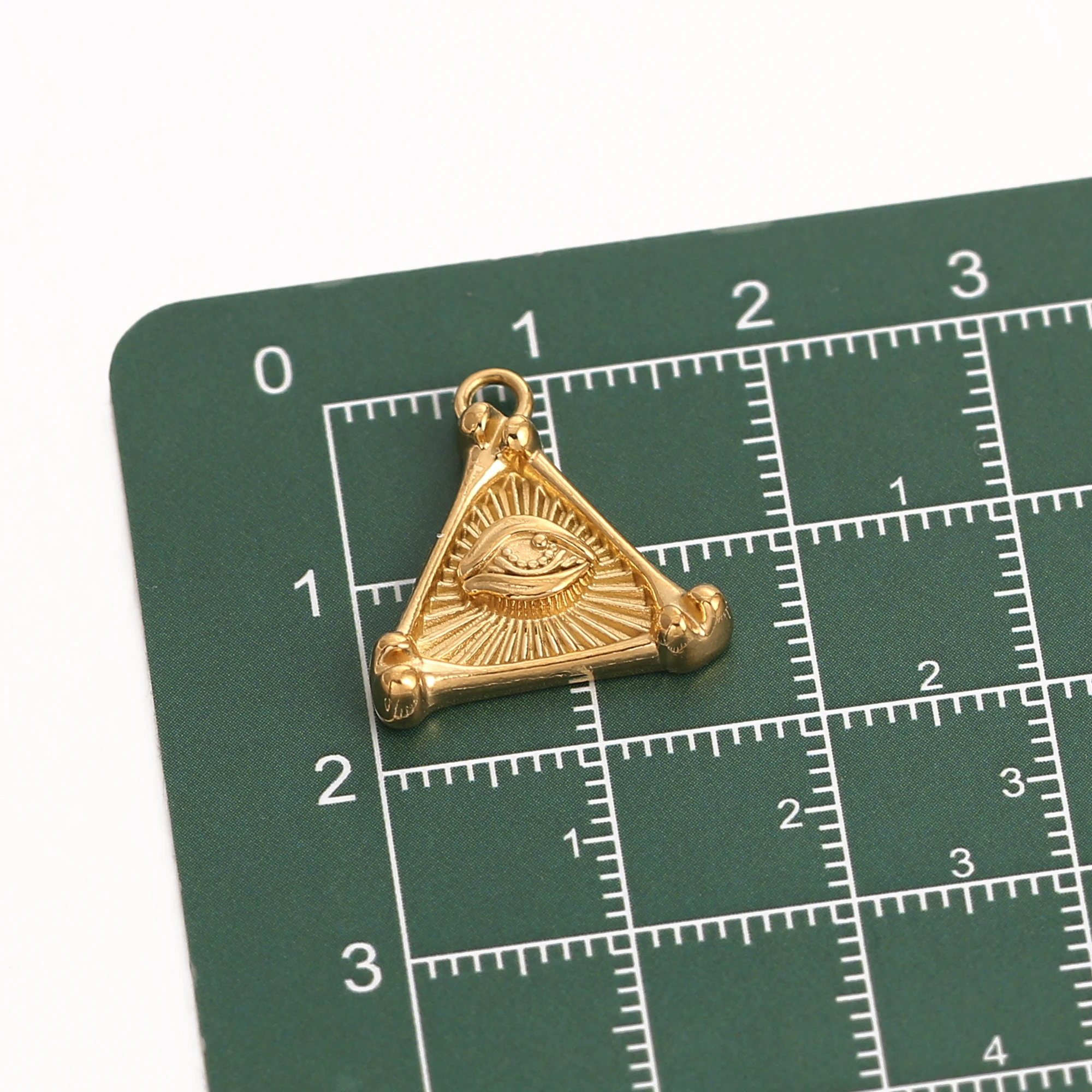 3 Stücke Gießen Herz Auge Charms Edelstahl Schmuck Machen Cz Evil Eye Anhänger Diy Glück Amulett Ohrringe Halskette Handwerk Charme – Detail 36