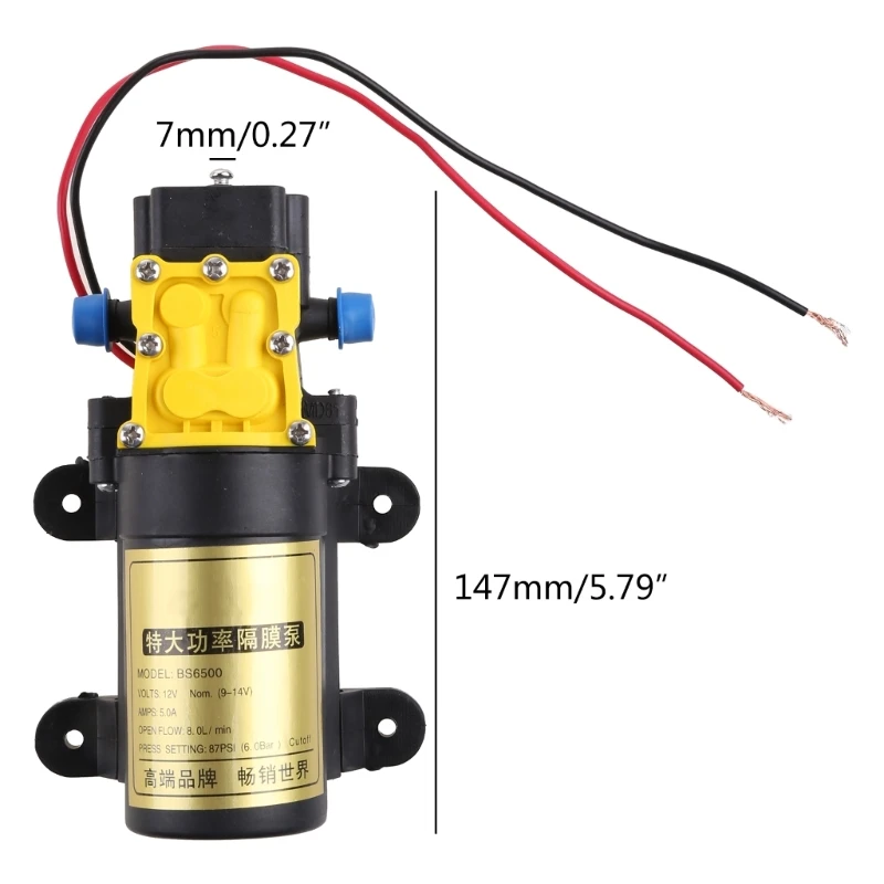 Water Pump 8L/min Agricultural Electric Water Sprayer Car Wash
