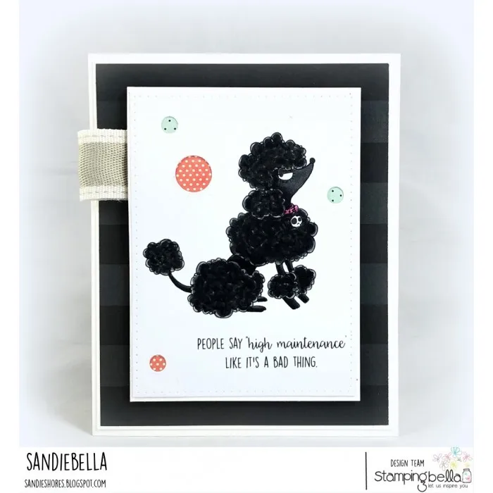 Stickers scrapbooking supplies Embossing stamps Cling Oddball Poodle Clear Stamps Scrapbooking