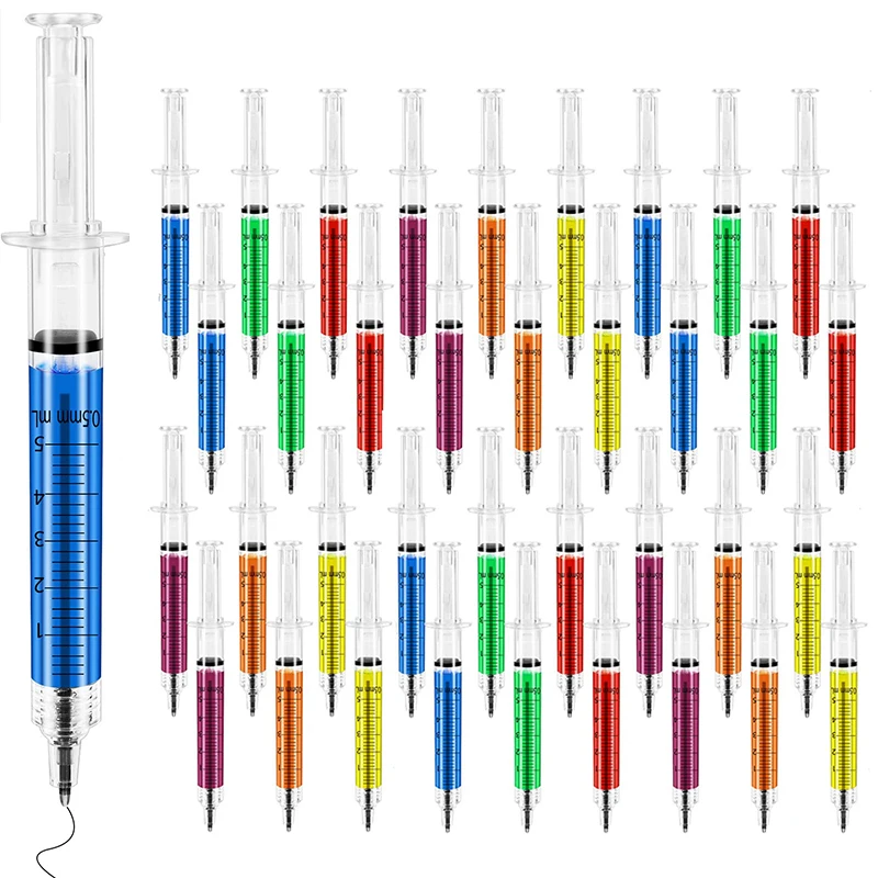

80pcs School Supplies Pens Set Syringe Ballpoint Pens Kawaii School Supplies