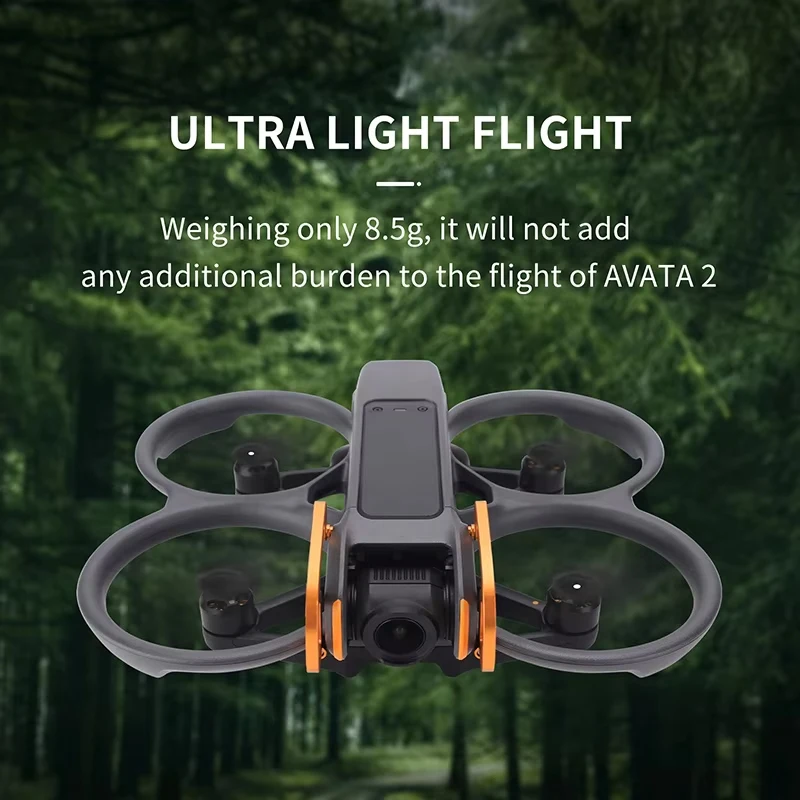 Paraurti giunto cardanico per DJI Avata 2 Drone Guard Protect Bar Protezione per obiettivo fotocamera anticollisione in lega di alluminio per accessorio Avata 2  44